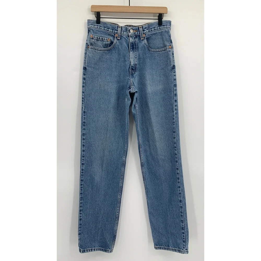 Vintage Levis 550 Jeans Mens 32x34 Blue Relaxed Fit Fade 90s Denim Pants